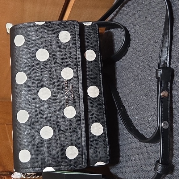 Kate Spade Morgan Polka Dot Crossbody Bag NWT - Picture 1 of 7